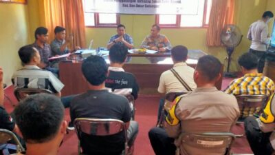 Polres Pesisir barat melaksanakan Pelatihan fungsi Teknis Intelkam