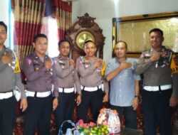 Sambut HUT Lalu Lintas ke-68, Satlantas Polres Pesisir Barat Anjangsana