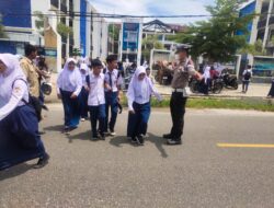 PAM Rawan Siang Sat Lantas Polres Pesisir Barat