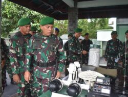 Tiga Matra TNI Wilayah Provinsi Lampung Ikuti Apel Gelar Pasukan Pengamanan Pemilu Tahun 2024 Tersebar, Secara Virtual Dengan Panglima TNI