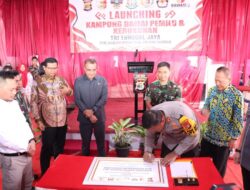 Pertama Kali di Lampung, Launching Kampung Damai Pemilu di Tulang Bawang