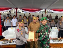 Ikuti Apel Bersama TNI–Polri, Korem 043/Gatam Siap Sukseskan Pemilu 2024 Dan Siaga Bencana Di Provinsi Lampung