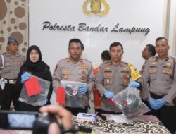Kurang Dari 1 x 24 Jam, Polresta Bandar Lampung Ungkap Kasus Pembuhunan Di Kemiling