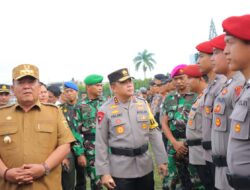 Apel TNI Polri dalam rangka kesiapan pemilu 2024 dan siaga bencana