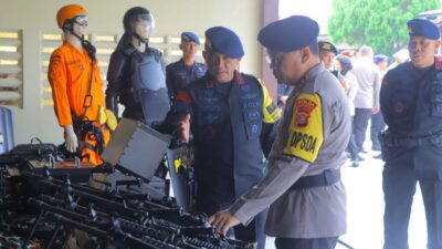 Polda Lampung Andalkan Brimob Hadapi Krisis Kemanusiaan Selama Pemilu