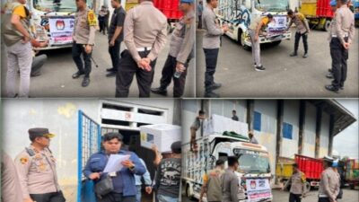 Polres Lampung Utara Lakukan Pengamanan dan Pengawalan Pendistribusian Logistik Pemilu 2024 ke Seluruh PPK
