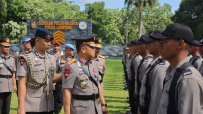 Kapolda Lampung Resmi Buka Diktuk Bintara Polri Gelombang I Tahun 2024 di SPN Kemiling