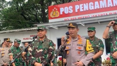Panglima TNI dan Kapolri Cek TPS Pemilu, Pastikan Pencoblosan Aman