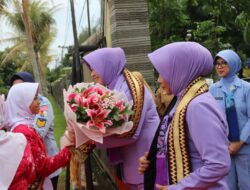 Ketua Umum Dharma Pertiwi Ny. Evi Agus Subiyanto Kunjungi SLB Kemiling Bandar Lampung