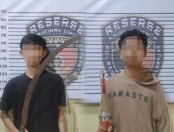 Bawa Pedang dan Celurit Polresta Bandar Lampung Tetapkan Dua Remaja Asal Bandar Lampung Sebagai Tersangka