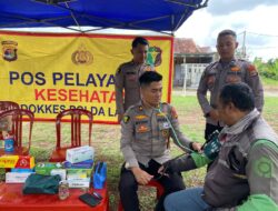 Polda Lampung Buka Posko Kesehatan bagi Korban Banjir