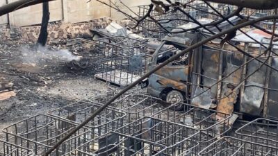 Polresta Bandar Lampung Dalami Penyebab Kebakaran Diduga Gudang Penimbunan BBM