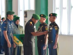 Serah Terimakan Jabatan Kasipers, Danrem 043/Gatam Ucapkan Selamat Jalan Dan Selamat Bertugas
