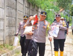 Bantu Korban Kebakaran Di Way Gubak Kapolresta Bandar Lampung Turun Langsung Bawa Bantuan Paket Sembako