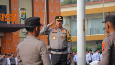 Wakapolda Lampung Pimpin Upacara Kesadaran Nasional