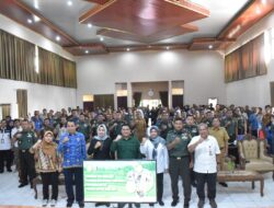 Bersama Tenaga Ahli Kementan RI Danrem 043/Gatam Ikuti Rakor Dan Sosialisasi Pelaporan Data Optimasi Lahan Rawa, Pompanisasi Dan PAT Provinsi Lampung