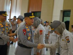 Kapolda Lampung Pimpin Upacara Kenaikan Pangkat PNS Polri Polda Lampung