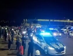 Tiba di Pelabuhan Panjang, Polresta Bandar Lampung Kawal Puluhan Pemudik Sepeda Motor Asal Pulau Jawa