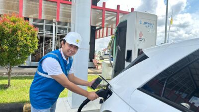 Hingga H-1 GM PLN UID Lampung Pantau Langsung Posko Mudik dan SPKLU, Pastikan Siap Layani Masyarakat