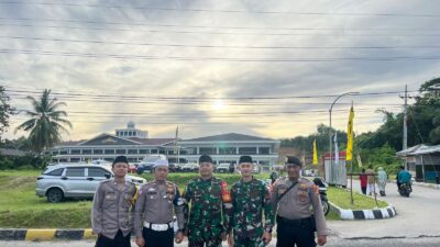 Polres Pesisir Barat lakukan pengamanan shalat idul fitri 1445 H di Kabupaten Pesisir Barat