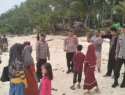 Pengunjung Pantai Meningkat Polres Berikan Himbauan ini Kepada Pengunjung