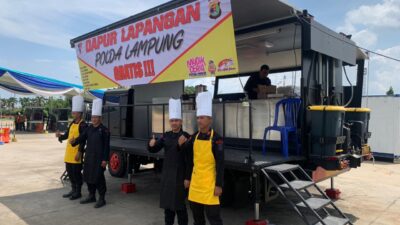 Polda Lampung Manjakan Pemudik di Pelabuhan Panjang saat Arus Balik Lebaran