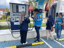 Inspektorat Jenderal Kemeterian ESDM Cek SPKLU di Lampung Auditor : “SPKLU PLN Sudah Baik Sangat Membantu Pemudik Pengguna Mobil Listrik