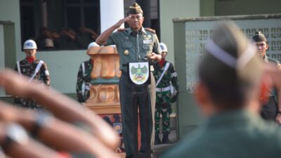 Upacara Bulanan Danrem 043/Gatam Sampaikan Beberapa Penekanan Panglima TNI
