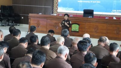 Pelaksana Tugas Kajati Lampung Halal Bihalal Dengan Jajaran Kejaksaan Se wilayah Lampung