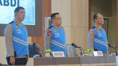 Penandatanganan Pakta Integritas Dan Pembacaan Sumpah Penerimaan Polri 2024, Kapolda Lampung : Tunjukan Kemampuan Terbaik