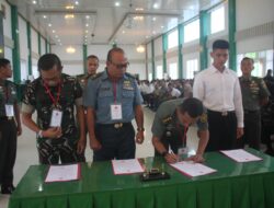 Panselinda Catar TNI TA. 2024 Lampung Berikan Arahan Kepada 113 Orang Tua Dan Tanda Tangani Pakta Integritas