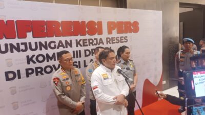 Komisi III DPR RI Apresiasi Langkah Polda Lampung Tekan Angka Kejahatan