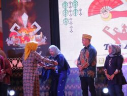 BhaBhayangkari Daerah Lampung meraih juara 1 Stand terbaik, di Event Lampung Craft 2024