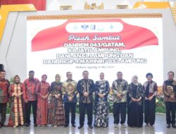 Pisah Sambut Danrem 043/Gatam Bersama Gubernur Dan Forkopimda Provinsi Lampung