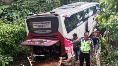 Kronologi Bus Masuk Jurang di Lampung Barat, Polisi Sebut Pandangan Sopir Terhalang Kabut