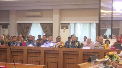 Bersama Gubernur Dan Forkopimda Provinsi Lampung, Kasrem 043/Gatam Sambut Rombongan PPRA LXVI Tahun 2024 Lemhanas RI