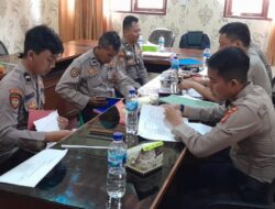 Supervisi Dit Pam Obvit Polda Lampung di Polres Pesisir Barat