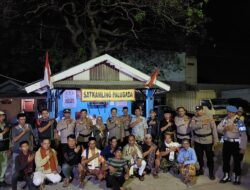 Masuk Penilaian Lomba, Kapolsek Teluk Betung Selatan Minta Warga Pesawahan Tingkatkan Satkamling