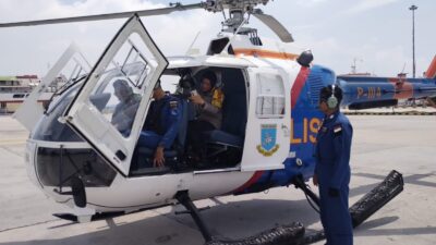 Polda Lampung Siagakan Dua Helikopter untuk Pengamanan WSL Krui Pro 2024