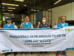 Dukung Peningkatan Kapasitas Produksi Padi, Pelanggan Industri Nikmati Layanan Same Day Service dari PLN Lampung