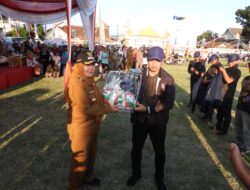 Eva Dwiana menghadiri Acara Pekan Olahraga Kecamatan (PORCAM) Tahun 2024 dan Pelantikan Pengurus Koordinator Olahraga Kecamatan Tanjung Karang Timur