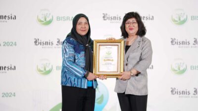 Walikota Bandar lampung Hj. Eva Dwiana Berhasil Meraih Penghargaan Bisnis Indonesia Social Responsibillity Awards (BISRA) 2024