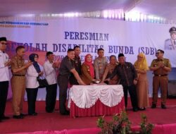 Walikota Bandar Lampung Hj. Eva Dwiana Resmikan SDB Negeri Pertama di Indonesia