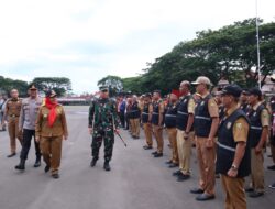 Bersinergi Jaga Situasi Kamtibmas, Walikota Bandar Lampung Hadiri Apel Siaga Satgas Bantuan Pengamanan Pemilu 2024