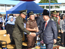 Kasrem 043/Gatam Hadiri Upacara Peringatan Hari Perhubungan Nasional Tahun 2024