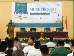 Eva Dwiana Membuka Secara Resmi Muskercab I PCNU kota Bandar Lampung