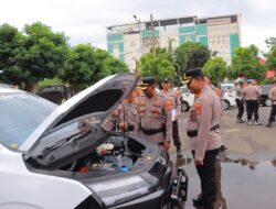 Dukung Kinerja Pamapta, Polresta Bandar Lampung Terima Kendaraan Operasional Ramah Lingkungan