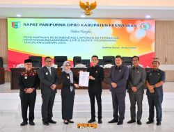 Rapat Paripurna DPRD Pesawaran Sampaikan Rekomendasi LKPJ 2025, Perkuat Evaluasi Kinerja Pemerintah
