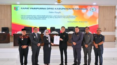 Rapat Paripurna DPRD Pesawaran Sampaikan Rekomendasi LKPJ 2025, Perkuat Evaluasi Kinerja Pemerintah