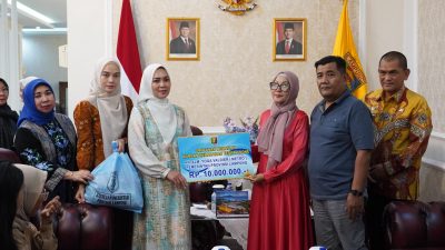Pemprov Lampung Berikan Santunan dan Dukungan Moral bagi Keluarga Korban Kebakaran Terra Drone